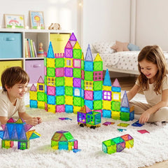 Keezi 100pcs Kids Magnetic Tiles Blocks Building Educational Toys Children Gift
