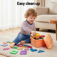 Keezi 120pcs Kids Magnetic Tiles Blocks Building Educational Toys Children Gift