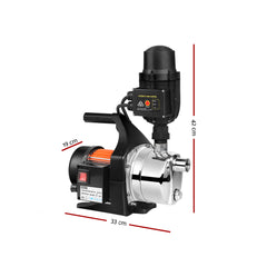 Giantz Garden Water Pump High Pressure 800W Max. Tank Rain Farm Irrigation House