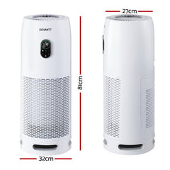 Devanti Air Purifier 4-Layer HEPA Filter White