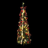 Jingle Jollys Pop Up Christmas Tree Pre Decorated Artificial Christmas Tree