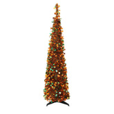 Jingle Jollys 160cm Pop Up Christmas Tree Artificial Christmas Tree Golden Maple