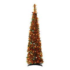 Jingle Jollys 160cm Pop Up Christmas Tree Artificial Christmas Tree Golden Maple Leaf