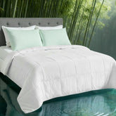 Giselle Bedding 200GSM Bamboo Quilt Summer Quilts All Season Doona Duvet Lightweight Super King - Free Delivery