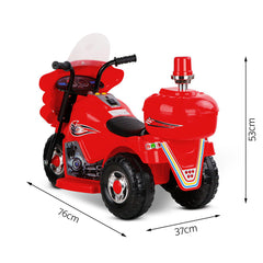 RIGO Kids Electric Ride Police Motorcycle Motorbike Free Delivery