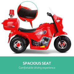 RIGO Kids Electric Ride Police Motorcycle Motorbike Free Delivery