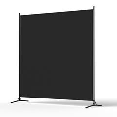 Artiss Room Divider Screen 175x180cm Fabric Black Free Delivery