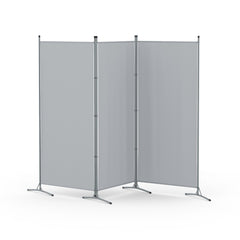 Artiss 3 Panel Room Divider Screen 260x180cm Fabric Grey