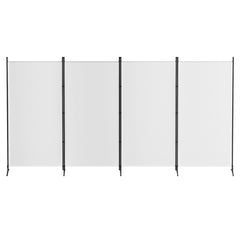 Artiss 4 Panel Room Divider Screen 345x180cm Fabric White