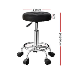 Artiss Salon Stool Round Swivel Chairs Free Delivery