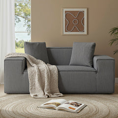 Artiss 2 Seater Sofa Loveseat Sofas Bed Couch No Assembly Corduroy Small Couches Apartement