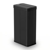Devanti Rubbish Bin 70L Automatic Sensor Kitchen Bin, Slim Smart Garbage Can Touchless Rectangular with Liner Holder, Fully Closed Lid for Bedroom, Ba