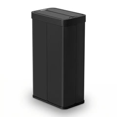 Devanti Rubbish Bin 70L Automatic Sensor Kitchen Bin, Slim Smart Garbage Can Touchless Rectangular with Liner Holder, Fully Closed Lid for Bedroom, Ba