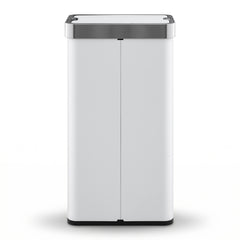 Devanti Rubbish Bin 70L Automatic Sensor Kitchen Bin, Slim Smart Garbage Can Touchless Rectangular with Liner Holder, Fully Closed Lid for Bedroom, Ba