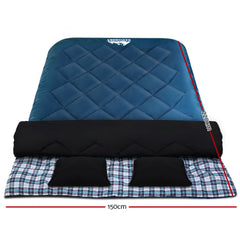 Weisshorn Sleeping Bag Double Pillow Thermal Camping Outdoor Free Delivery