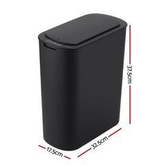 Devanti Automatic Trash Bin with Lid 21L Motion Sensor Kitchen Bin Touchless