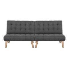 Artiss 2x Sofa Bed Couch Single Seater Fabric Grey