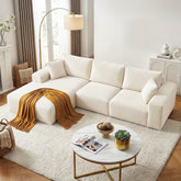 Artiss 3 Seater Modular Sofa Bed Sectional Boneless Couches for Living Room