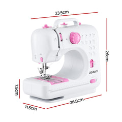 Devanti 12 Stitches Mini Sewing Machine Beginners Free Delivery