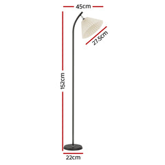 Artiss Floor Lamp LED Light Stand Modern Home Living Room Office Reading White
