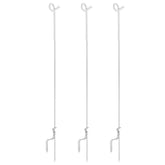 Giantz 20x Electric Fence Pigtail Posts Steel Tape Fencing