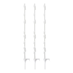 Giantz Electric Fence Posts 20pcs Electric Fence Poly White