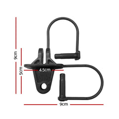 Giantz Electric Fence Insulators 200pcs Pinlock Black