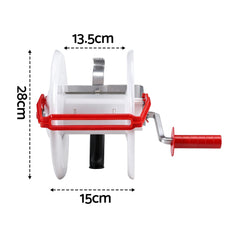 Giantz Electric Fence Reel Geared Portable Polywire Free Delivery