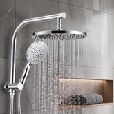 Cefito High-Pressure Shower Heads with Anti-burst 1.5m Hose & 304 S.S Rail