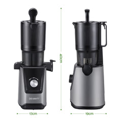 DEVANTI Slow Juicer Cold Press 200W for Fruit Vegetable Juice