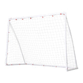 Everfit 8FT Soccer Football Goal Net UPVC Frame with PE Mesh Weatherproof Portable Goals for Backyard Training Competitive Play
