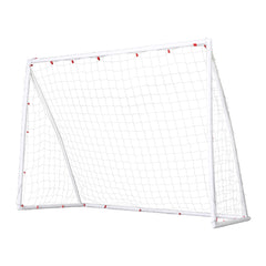 Everfit 8FT Soccer Football Goal Net UPVC Frame with PE Mesh Weatherproof Portable Goals for Backyard Training Competitive Play