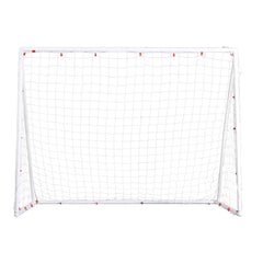 Everfit 8FT Soccer Football Goal Net UPVC Frame with PE Mesh Weatherproof Portable Goals for Backyard Training Competitive Play