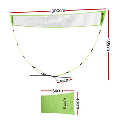 Everfit 3M Badminton Tennis Net Portable Volleyball Free Delivery