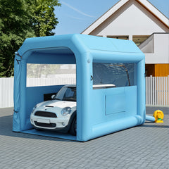 Giantz Inflatable Paint Booth 2.5X2.5X3M Inflatable Spray Booth with 550W