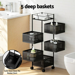 Artiss Storage Trolley Kitchen Cart 5 Tiers Free Delivery