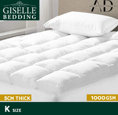 Giselle Bedding Mattress Topper Pillowtop Protector Pad King