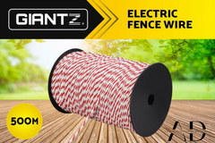Giantz Electric Fence Poly Rope 500M