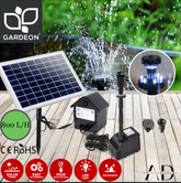Gardeon Solar Pond Pump Submersible Water Fountain with Battery Kit LED Lights 6.6FT