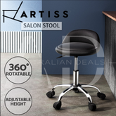 Artiss Salon Stool Swivel Chair Backrest Chairs