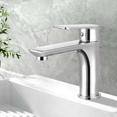 Cefito Bathroom Basin Mixer Tap Brass Faucet Vanity Laundry Sink Chrome