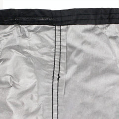 Waterproof Outdoor Bench Cover - Fits 4 Seats - 190X66X89Cm - Black / Silver-1915196652180869123