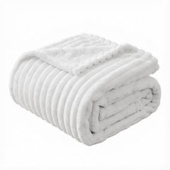 Giselle 152x203cm Throw Blanket Queen Fleece Lightweight Cozy Sofa Couch Bed Throw - Free Delivery