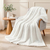 Giselle 203x230cm Throw Blanket Fleece Soft Lightweight Cozy Sofa Couch Bed Throw - Free Delivery