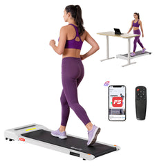 Everfit Treadmill Electric Walking Pad Under Desk Home Gym Fitness 360mm White