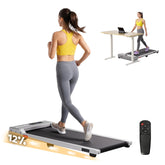 Everfit 3 in 1 Walking Pad Treadmill 12% Incline Under Desk Treadmills for Home