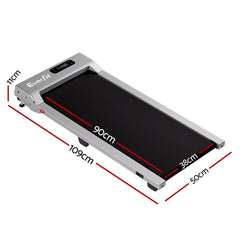Everfit 3 in 1 Walking Pad Treadmill 12% Incline Under Desk Treadmills for Home