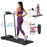 Everfit 2 in 1 Treadmill Electric Walking Pad Under Desk Home Gym Fitness 380mm
