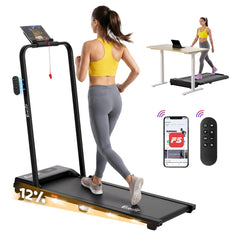Everfit 3 in 1 Walking Pad Treadmill 12% Incline Under Desk Foldable Treadmills