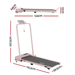Everfit 3 in 1 Walking Pad Treadmill 12% Incline Under Desk Treadmills for Home